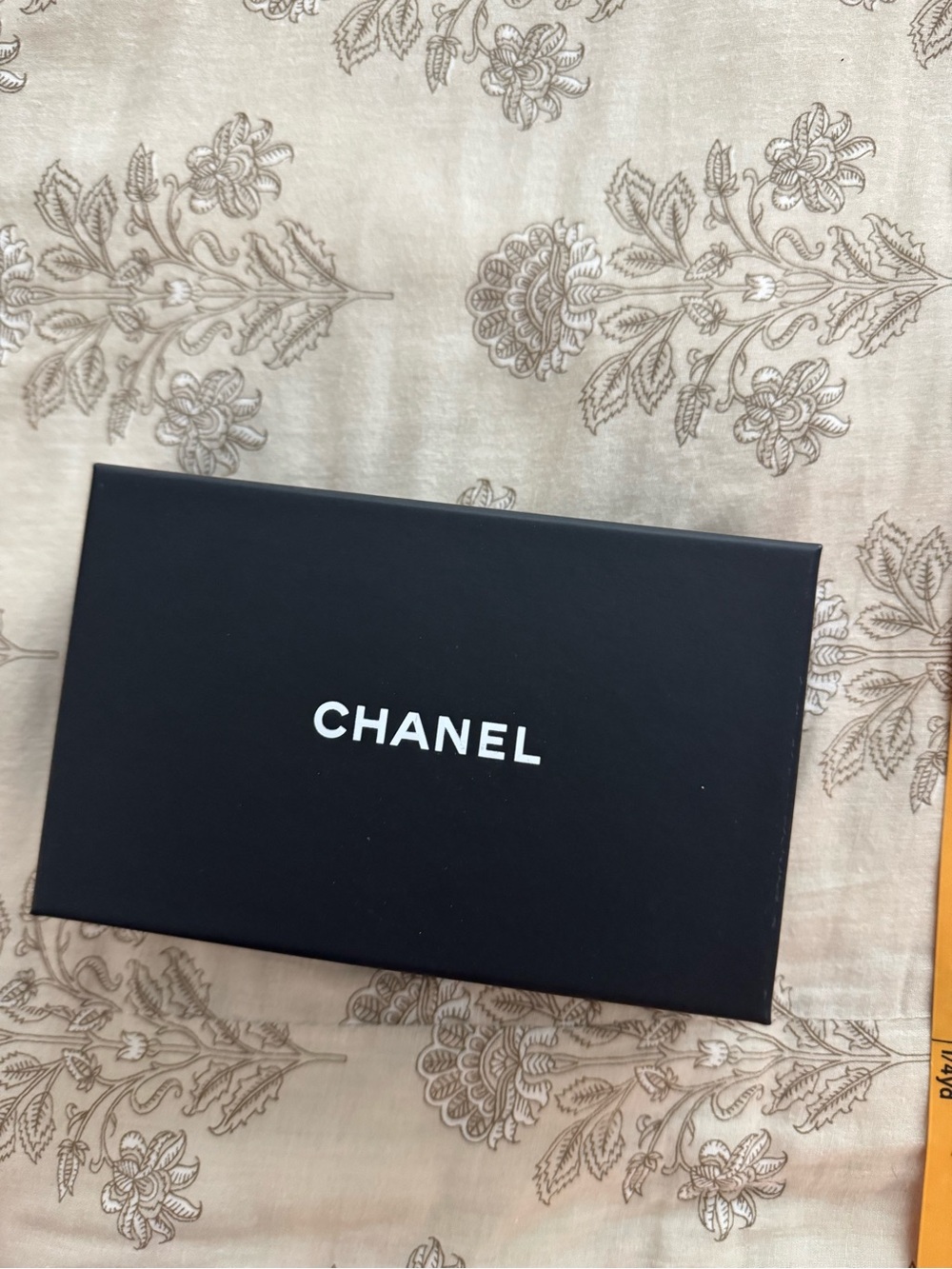 CHANEL Black wallet keepsake box